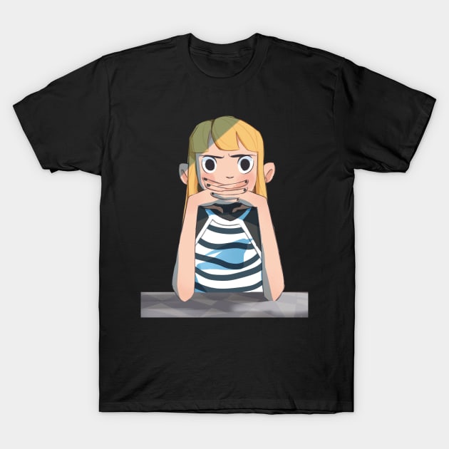 Think Girl T-Shirt by annearrt